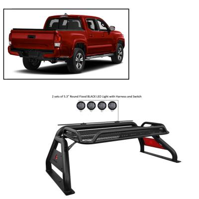 Black Horse Off Road - Black Horse Off Road ATRB-TOTAB-PLFB Atlas Roll Bar Kit