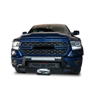 Black Horse Off Road - Black Horse Off Road AR3HD30 Armour III Heavy Duty Front Winch Bumper Kit