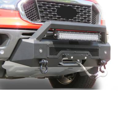 Black Horse Off Road - Black Horse Off Road AR3HD43 Armour III Heavy Duty Front Winch Bumper Kit