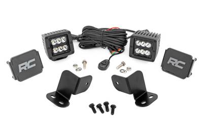Rough Country Suspension Systems - Rough Country Rear Cab Mount 2" LED Pod Light Kit for Segway 570 F 93212