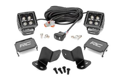 Rough Country Suspension Systems - Rough Country Rear Cab Mount 2" LED Pod Light Kit for Segway 570 F 93213