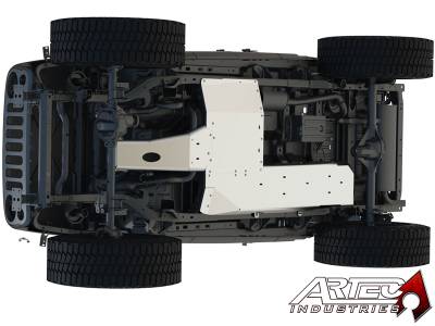 Artec Industries - Artec JK1010 JK Under Armor 4 Door Bellypan Kit for 12-17 Wrangler JK 4DR