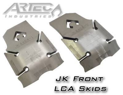 Artec Industries - Artec JK4404 Front LCA Skids for 07-18 Jeep Wrangler JK