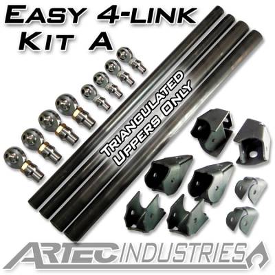 Artec Industries - Artec LK0004 Easy 4-Link Kit A No Tube All 1.25" Rod Ends