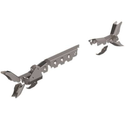 Artec Industries - Artec JK4455 Apex Front Axle Armor Kit D44 Raised Trackbar for 07-18 Wrangler JK