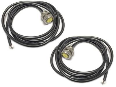 Artec Industries - Artec OZ1102 2-Pack LED Bolt Light 3W Cool White Stainless 11mm Silver
