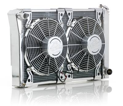 Be Cool - Be Cool 81931 Radiator Module Factory-Fit Polished Show & Go for GM LS2/LS3/LS7