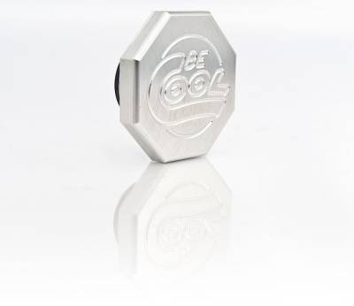 Be Cool - Be Cool 70002 Natural Billet Aluminum Octagon-Style Radiator Cap
