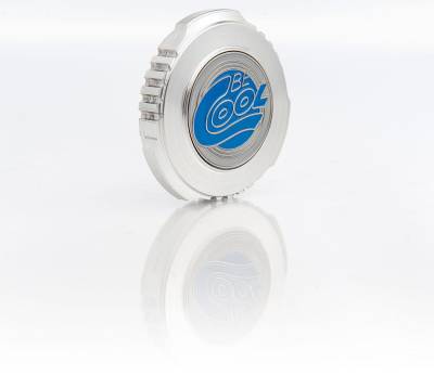 Be Cool - Be Cool 70006 Natural Sure Grip Billet Radiator Cap w/Be Cool Emblem
