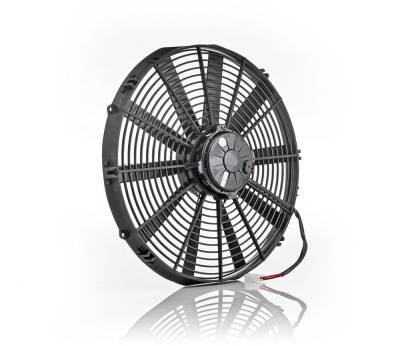 Be Cool - Be Cool 75002 16" Electric Pusher Fan Euro Black High Torque