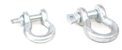 Bulldog Winch - Bulldog Winch 20006 5/8" Bow Shackle 6.5k LB WLL Silver