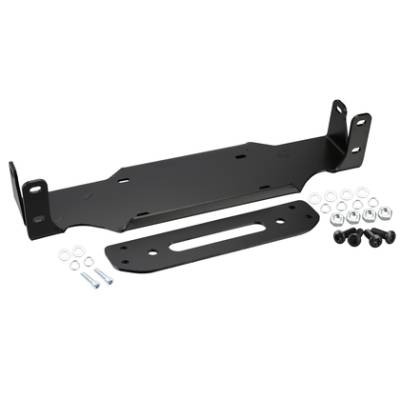 Bulldog Winch - Bulldog Winch 20353 Winch Mount w/OE Steel Bumper for 18+ Jeep Wrangler JL