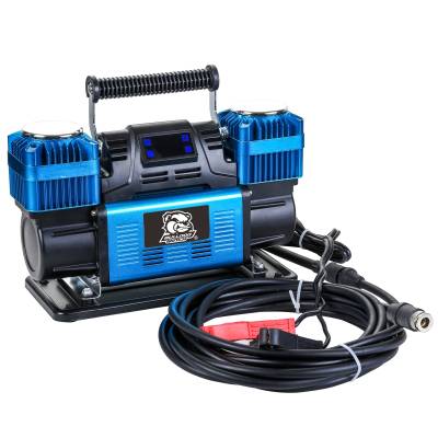 Bulldog Winch - Bulldog Winch 41013 Twin Head Portable Compressor 150PSI 10.6CFM Automatic
