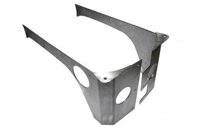 EVO Manufacturing - EVO Manufacturing EVO-1070-4D Rear Rockskin Corners for 07-18 Wrangler JK 4DR