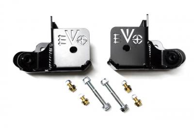 EVO Manufacturing - EVO Manufacturing EVO-1038 Rock Star Rear Skids for 07-18 Jeep Wrangler JK