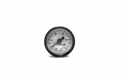 FUELAB - FUELAB 71502 1.5" Fuel Pressure Gauge CARB Range 0-15PSi