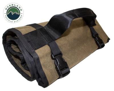 Overland Vehicle Systems - Overland Vehicle Systems 21079941 Rolled General Tool Storage Bag Waxed Canvas