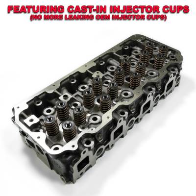 Pacific Performance Engineering - PPE 110100101 Cast Iron Cylinder Head One LB7 for 01-04 GM 6.6L Duramax