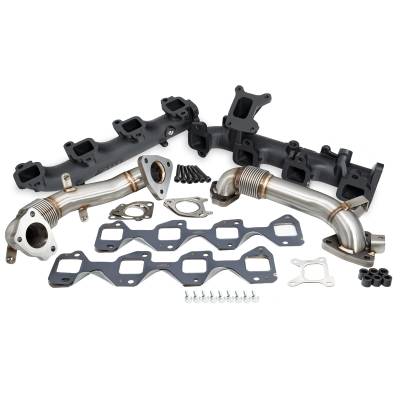 Pacific Performance Engineering - PPE 116112520 Manifolds & Up-Pipes for 17+ GM L5P Black