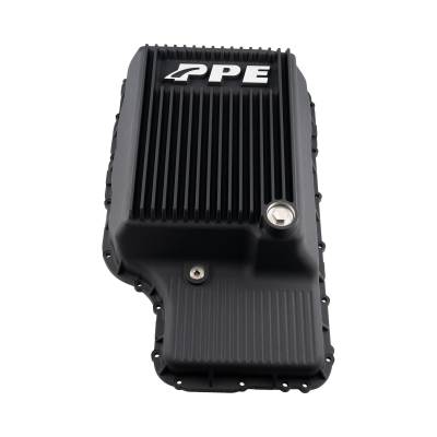 Pacific Performance Engineering - PPE 328053420 10R140 Deep Transmission Pan 20-25 SuperDuty Gas Step Bottom-Black