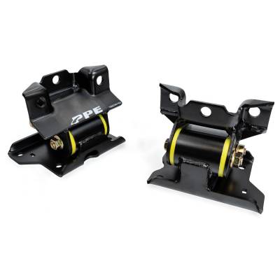 Pacific Performance Engineering - PPE 168030160 Engine Mount Kit 60 Hardness Yellow for 01-10 GM 6.6L Duramax