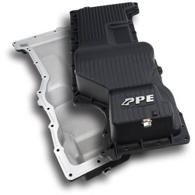 Pacific Performance Engineering - PPE 114054020 Deep Engine Oil Pan 20+ GM 1500 3.0L Diesel Black