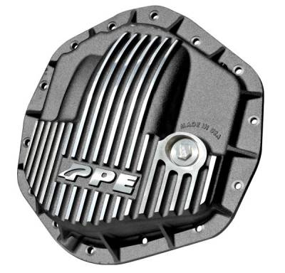 Pacific Performance Engineering - PPE 238051010 Brush Cast Aluminum Rear Differential Cover for GM/Ram 2500/3500