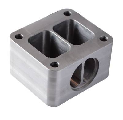 Pacific Performance Engineering - PPE 116006059 T4 Riser Block w/Waste Gate Port
