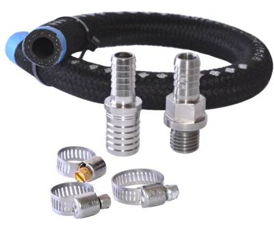 Pacific Performance Engineering - PPE 113060900 Cp3 Pump Fuel Feed Line Kit 3/8" w/Fitting 01-10 GM