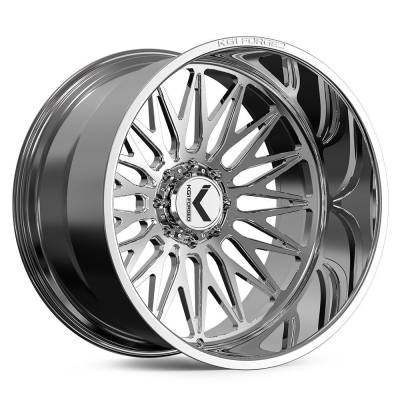 KG1 Wheels - KG1 Wheels KC059221286PS KC059 Seismic Wheel 22x12 8x6.5 -44mm Polished