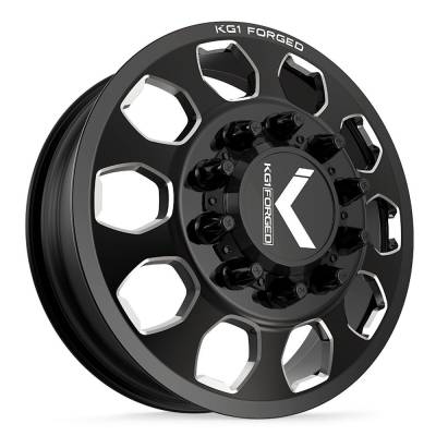 KG1 Wheels - KG1 Wheels KD003 Sarge 26x8.25 10x285 146mm Gloss Black/Milled KD003F2682528GPM