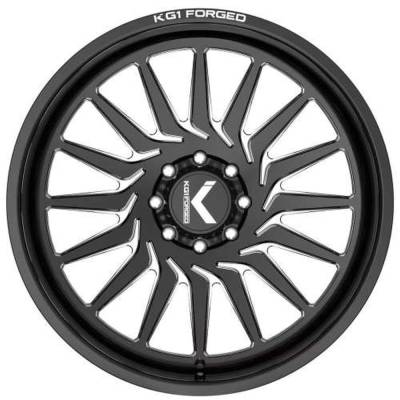 KG1 Wheels - KG1 Wheels KC057 Torsion 20x12 6x5.5 -44mm Black/Milled KC057201269-4406-R