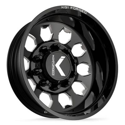 KG1 Wheels - KG1 Wheels KD003 Sarge 26x8.25 10x285 146mm Gloss Black/Milled KD003R2682528GPM
