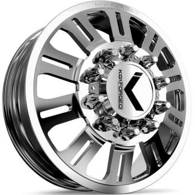 KG1 Wheels - KG1 Wheels KD004 Duel 24x8.25 10x285 146/168 Mm Polished KD004F2482528PS-O