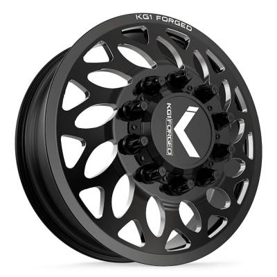 KG1 Wheels - KG1 Wheels KD007 Lotus 22x8.25 10x285 145mm Black/Milled KD007F2282528GPM-R