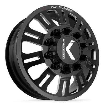 KG1 Wheels - KG1 Wheels KD004 Duel 26x8.25 10x285 146mm Gloss Black/Milled KD004F2682528GPM