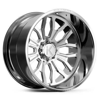 KG1 Wheels - KG1 Wheels KC017 Heathen 22x12 6x5.5 -44mm Polished KC017221269PS
