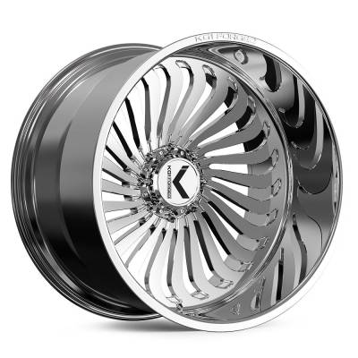 KG1 Wheels - KG1 Wheels KC091 Tidal 24x12 8x170 -44mm Polished KC091241287PS-L