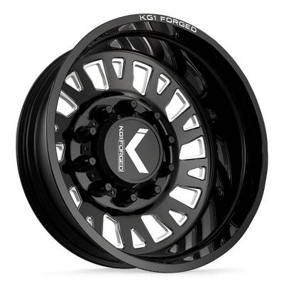 KG1 Wheels - KG1 Wheels KD001 Master 24x8.25 10x285 145mm Black/Milled KD001R2482528GPM-R