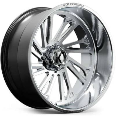 KG1 Wheels - KG1 Wheels KC012 Rebel 22x12 8x170 -44mm Brushed KC012221287BS-R