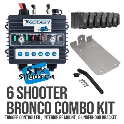 Oracle Lighting - Oracle Lighting 3001BRO TRIGGER 6 SHOOTER Controller Ford Bronco 2021+ Combo Kit