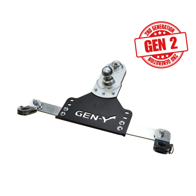 GEN-Y Hitch - GEN-Y Hitch GH-21015 GoosePuck2 5" Offset Gooseneck Ball 18-19 Silverado/Sierra