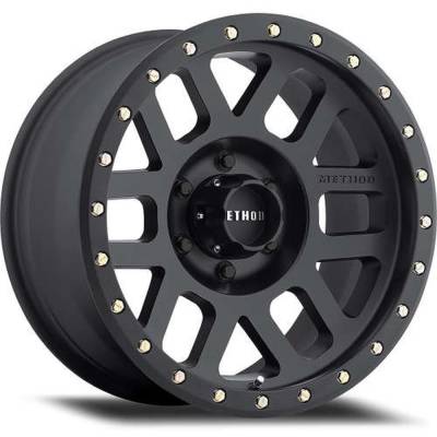 Method Race Wheels - Method Race Wheels MR309 Grid 17x8.5 5x5.0 0mm Matte Black MR30978550500