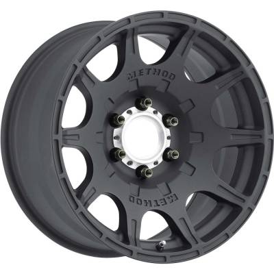 Method Race Wheels - Method Race Wheels MR308 Roost 17x8.5 5x5.0 0mm Matte Black MR30878550500