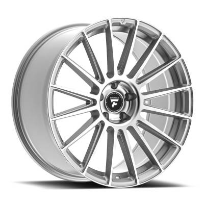 Fittipaldi Sport Wheels - Fittipaldi Sport Wheels 363BS 20x9.5 5x112 30mm Brushed Silver 363BS-2954430