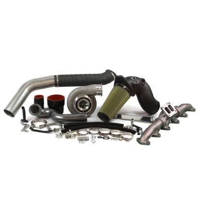 Industrial Injection - Industrial Injection 22B412 A/R Turbo Kit Quick for 10-12 Dodge S467 .90 Turbine