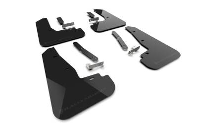 Rally Armor - Rally Armor MF151-UR-BLK-MBK Black Mud Flap/Metallic Black Logo