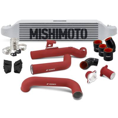 Mishimoto - Mishimoto MMINT-CIV-22KSLWRD Intercooler Kit Silver/Red for 22+ Honda Civic Si