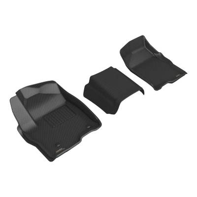 3D MAXpider - 3D Maxpider L1GM04111509 Kagu Floor Mat for 19-26 Silverado/Sierra 2500HD/3500