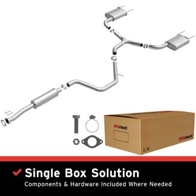 BRExhaust - BRExhaust 106-0955 Direct-Fit Exhaust System Replacement for Chevy